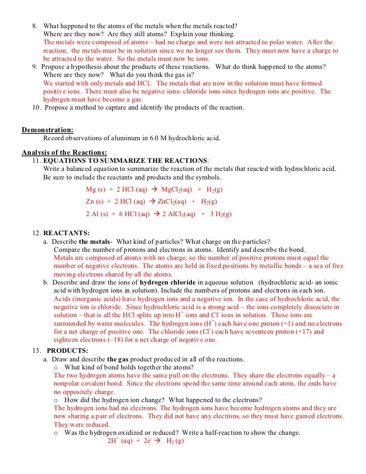 reaction time lab report example