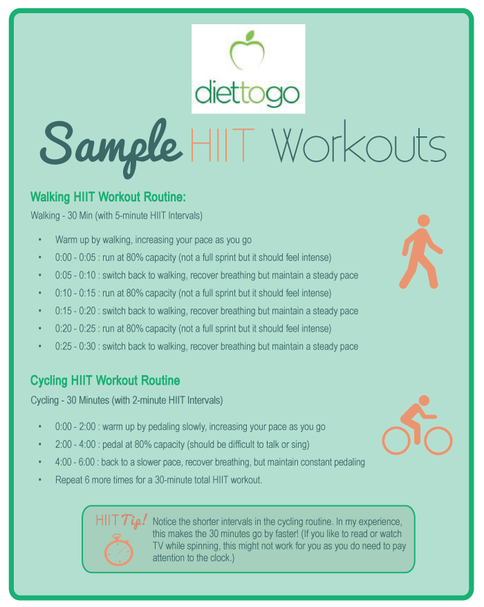 hiit workout example at home