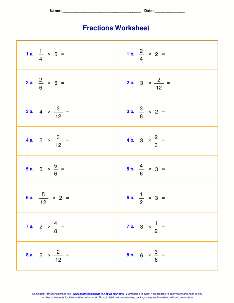 what is fraction in math grade 4 example