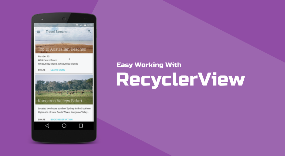 recycler view android mvvm example