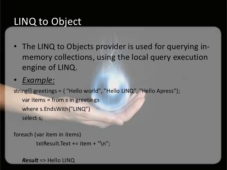 linq to sql connection string example