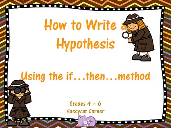 how to write a hypothesis example