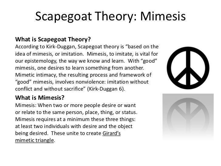 define scapegoat theory and give an example