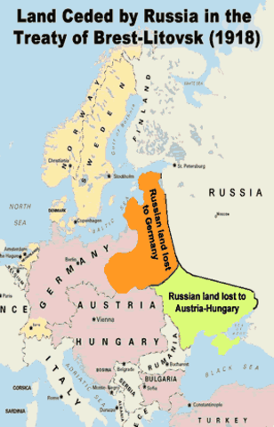 brest-litovsk treaty harsh terms example