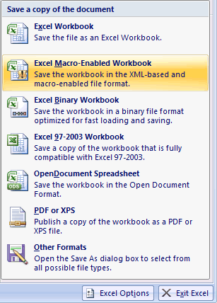use of macros in excel 2007 with example