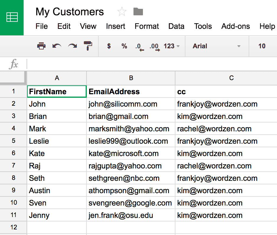 what is cc and bcc in email with example