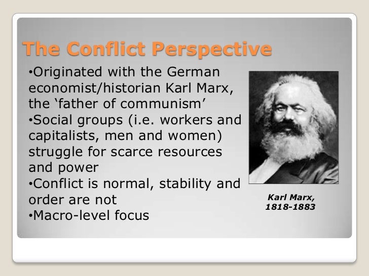 what is an example of conflict theory