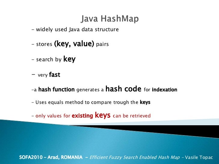 hashmap function in java example