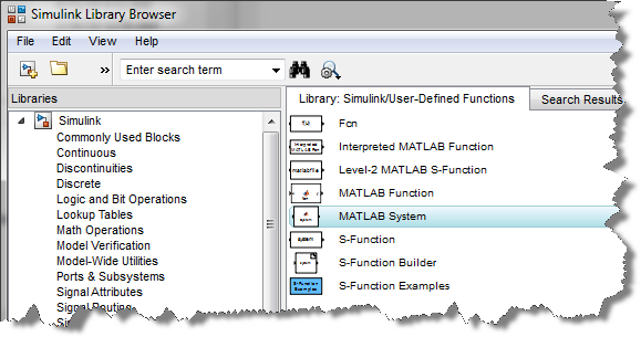 embedded matlab function block example