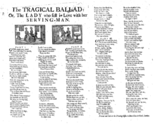 example of ballad poem about love