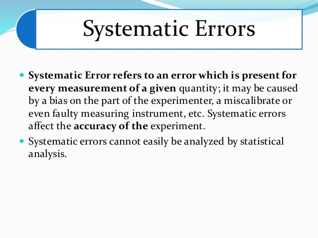 example-of-experimental-error-in-physics