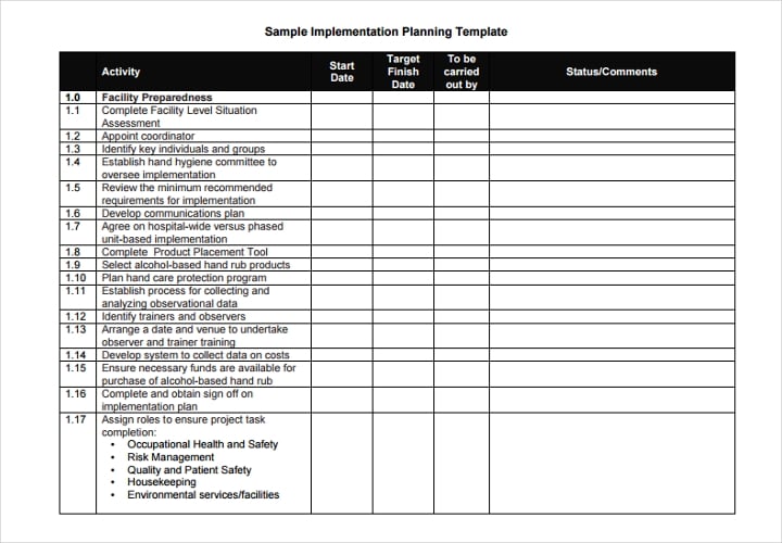 example of planning design and implementation of compliance strategies