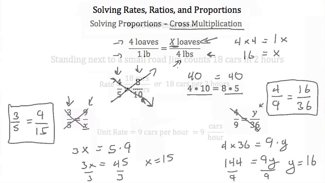 example of problem solving in ratio and proportion