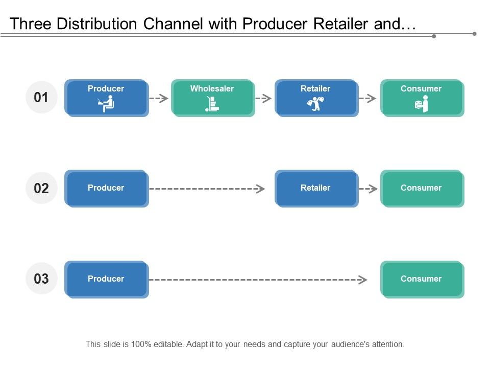 producer to retailer to consumer distribution channel example