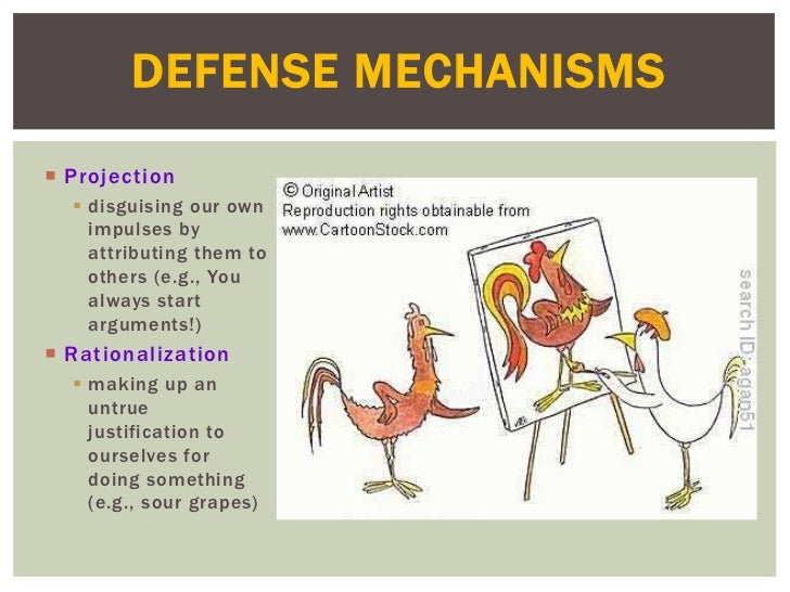projective identification defense mechanism example