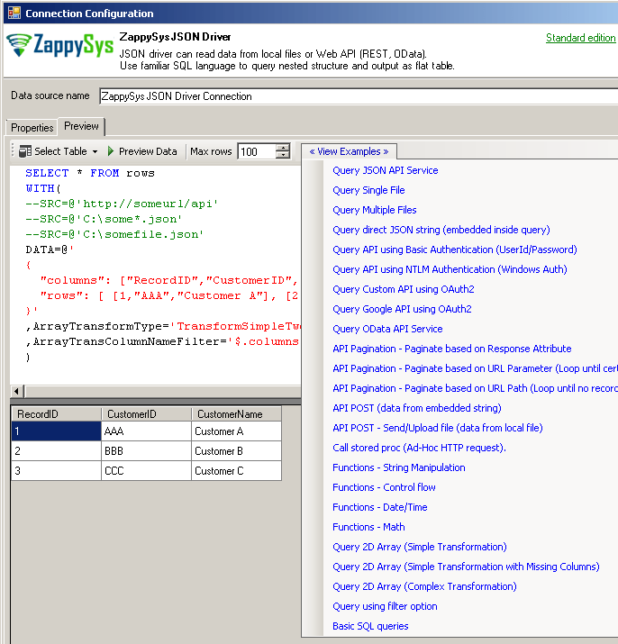 Rest Api Post Json Example C