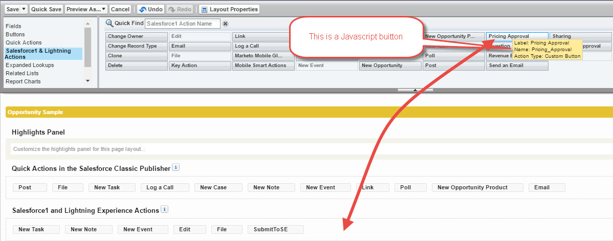 salesforce onclick javascript button example