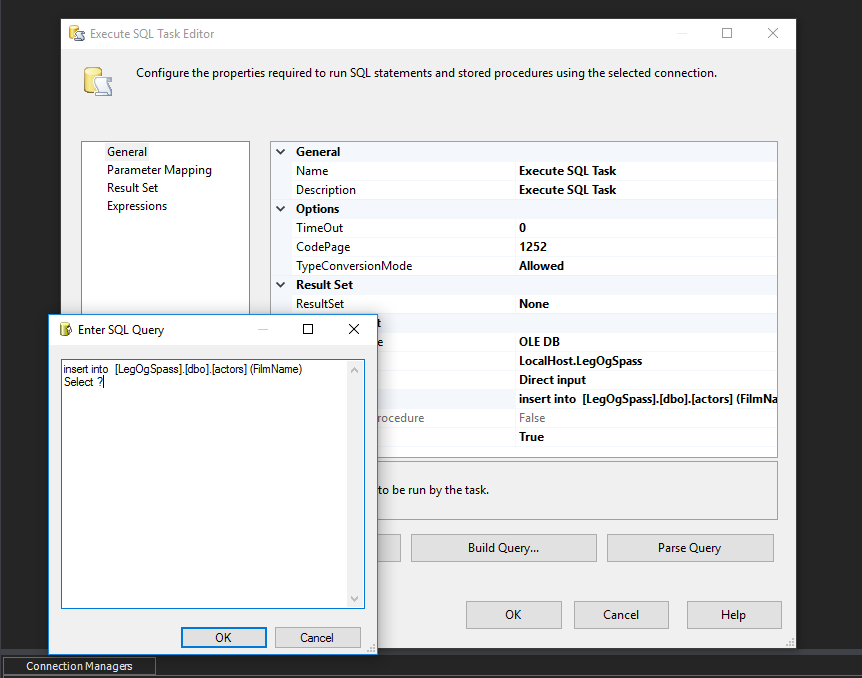 ssis foreach loop container recordset example